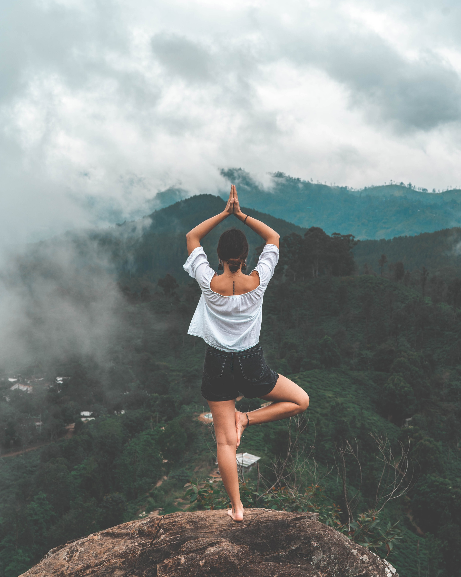 Woman in Yoga Pose